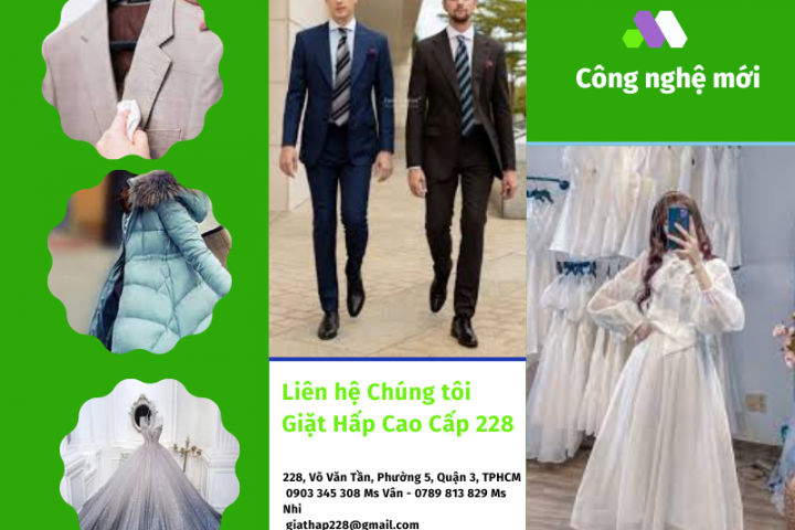 Dịch vụ giặt hấp cao cấp giá tốt tại tphcm